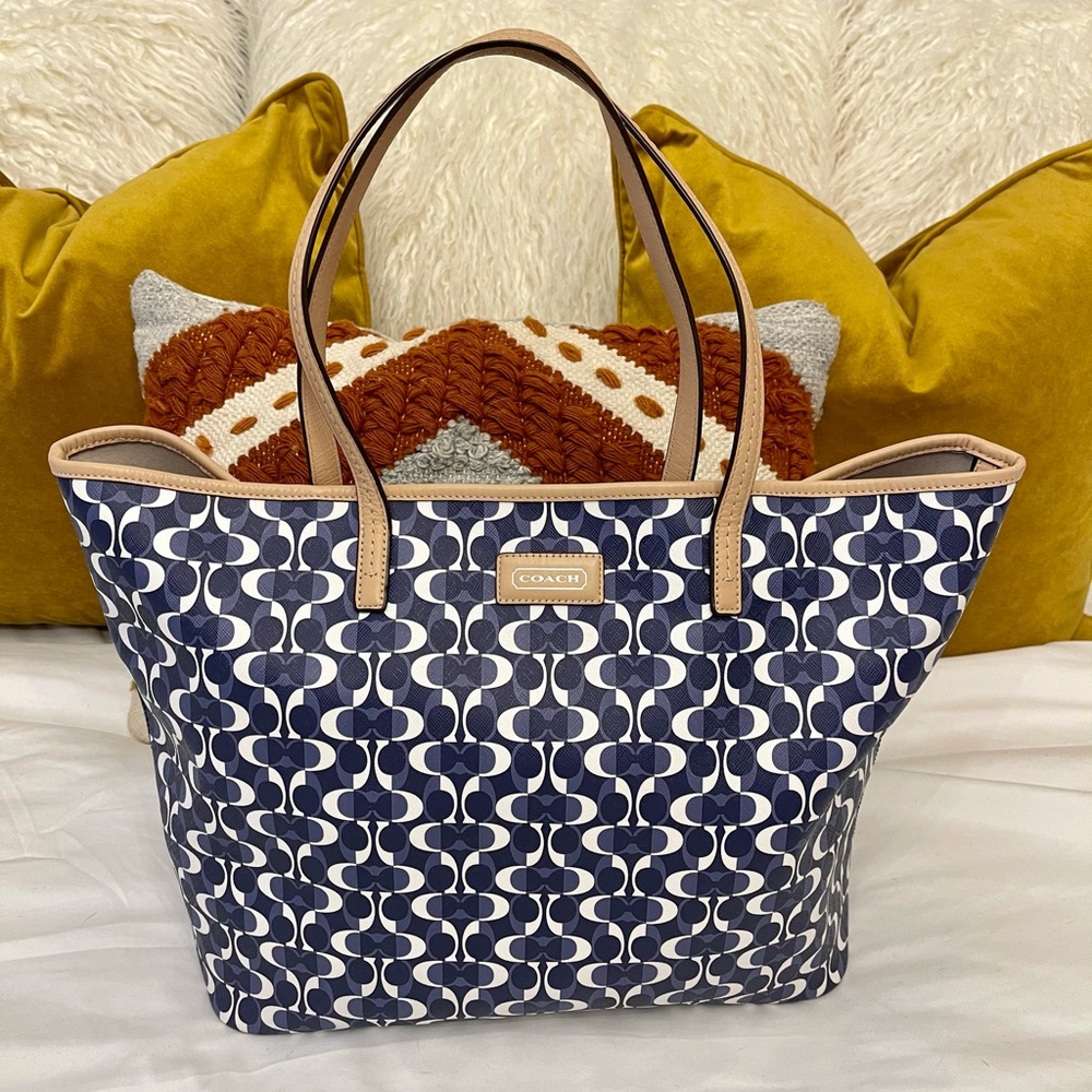 Coach Monogram Tote